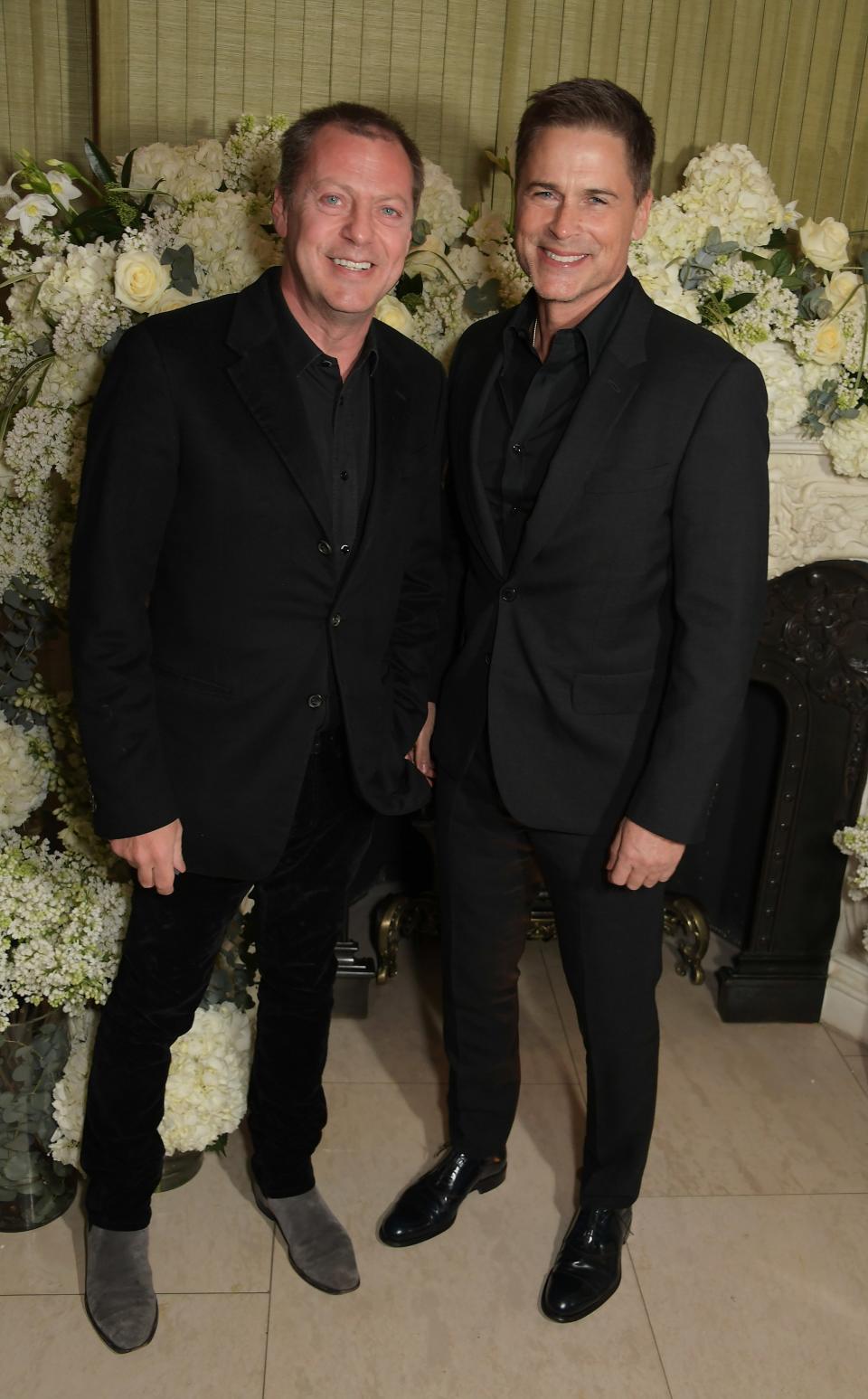 Matthew Freud and Rob Lowe attend the British Vogue and Tiffany & Co. Celebrate Fashion and Film Party at Annabel’s