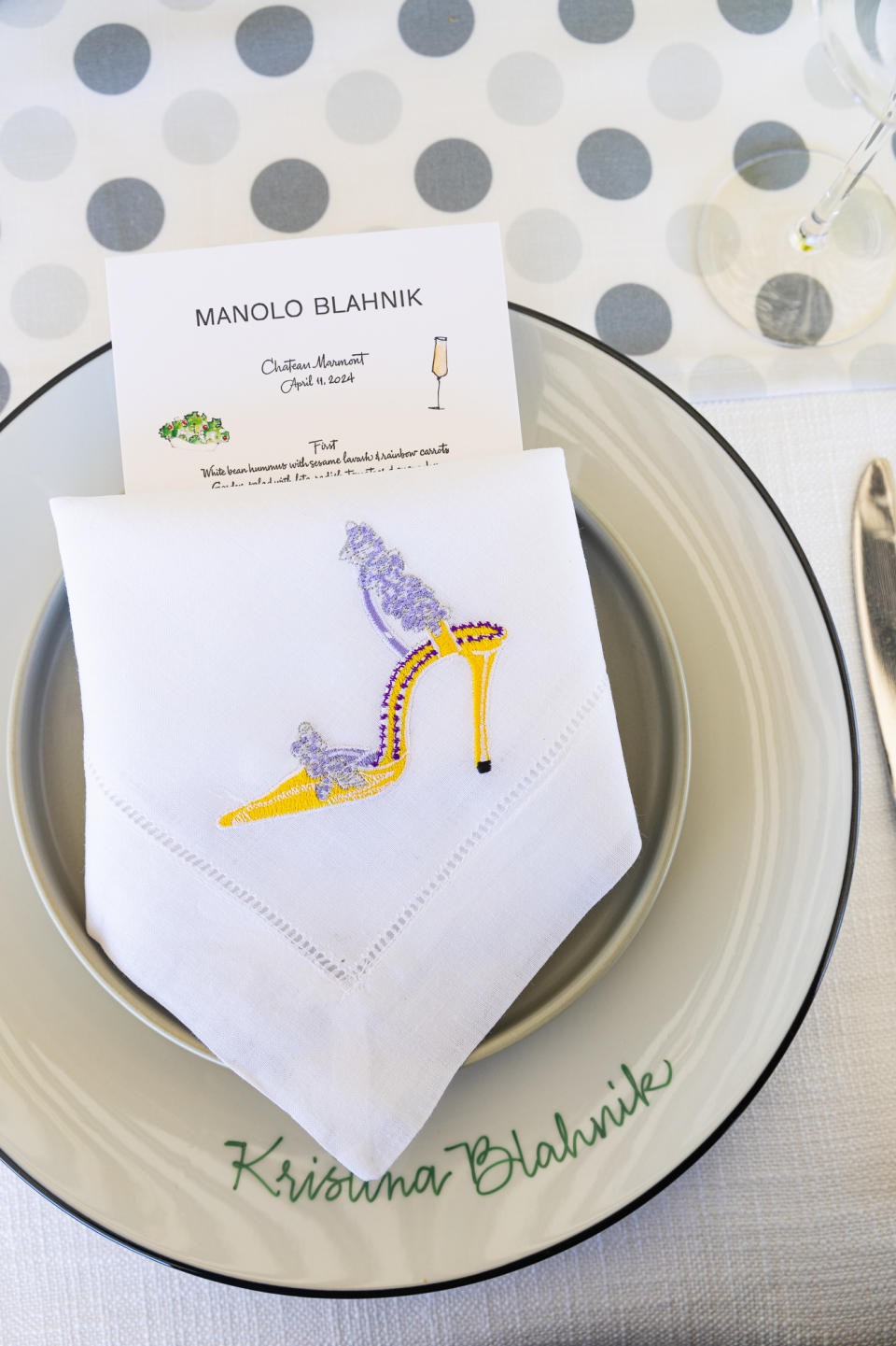 Manolo Blahnik Hosts an Intimate Luncheon at the Chateau Marmont