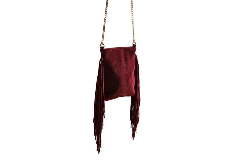 Ecote Suede Chain Mini Crossbody Bag, $44, urbanoutfitters.com