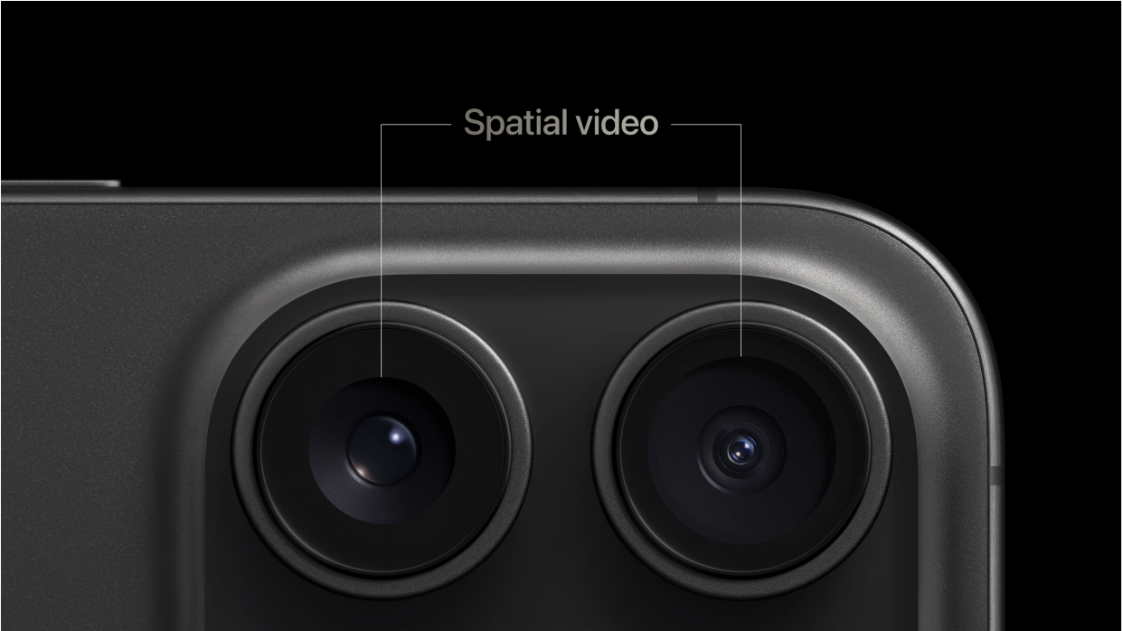  Spatial video on iPhone 15 Pro 