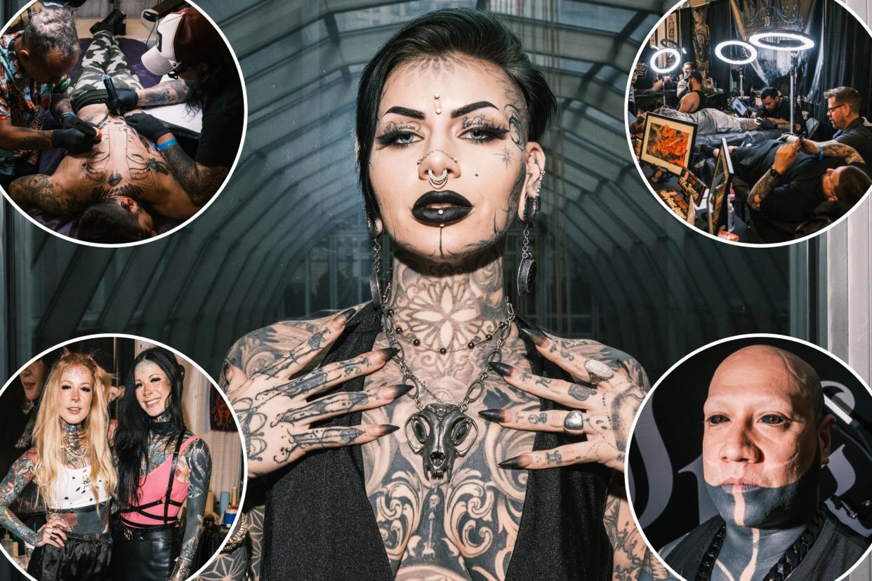 Elite international artists show off their ink skills at the 10th annual New York State Tattoo Expo