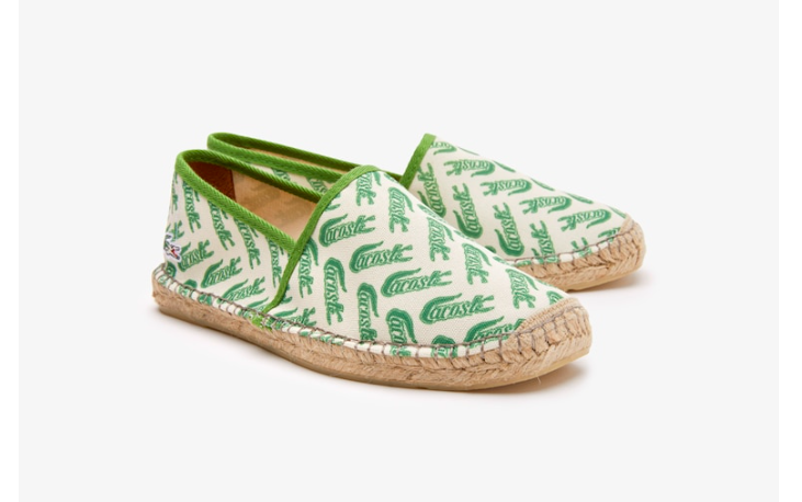 Espadrilles à imprimés crocodile