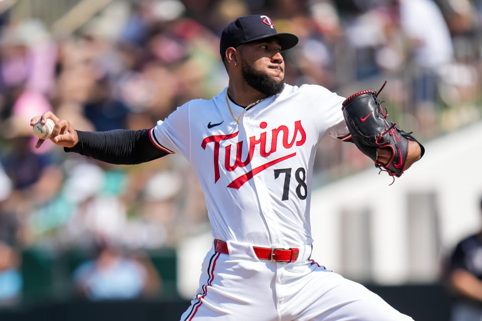 Simeon Woods Richardson。(Photo by Brace Hemmelgarn/Minnesota Twins/Getty Images)