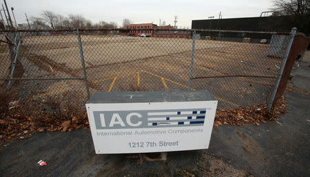 Ross's auto-parts manufacturing plant, who closed its doors in December 2016, is pictured in Canton, Ohio, U.S., January 14, 2017. REUTERS/Aaron Josefczyk