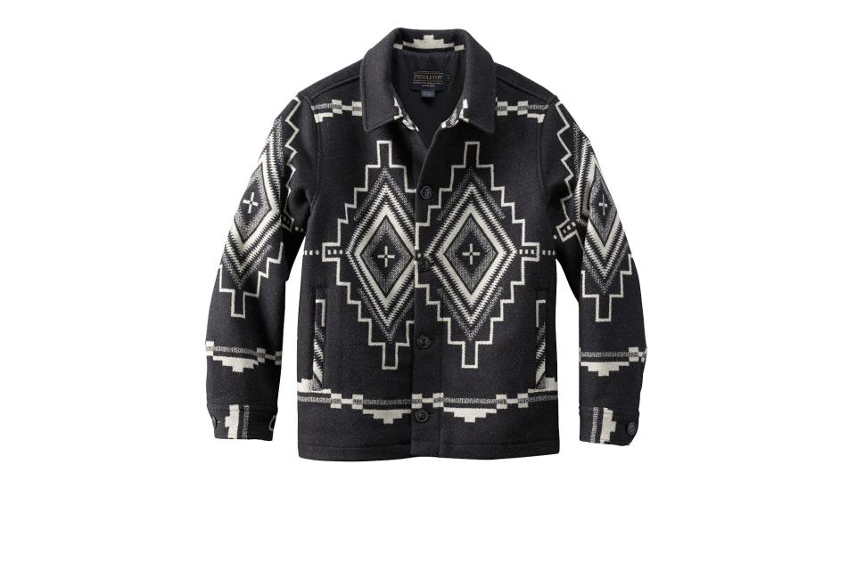 Pendleton jacquard button-front jacket