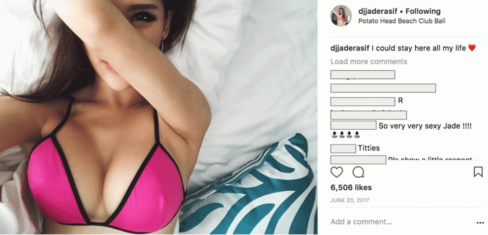 Trap Forced Porn - Jade Rasif Knows You Fap to Her Instagram