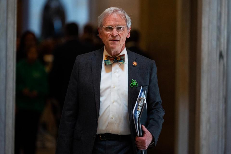 PHOTO: Rep. Earl Blumenauer is seen in the Capitol, April 26, 2023. (Tom Williams/CQ-Roll Call, Inc via Getty Images)