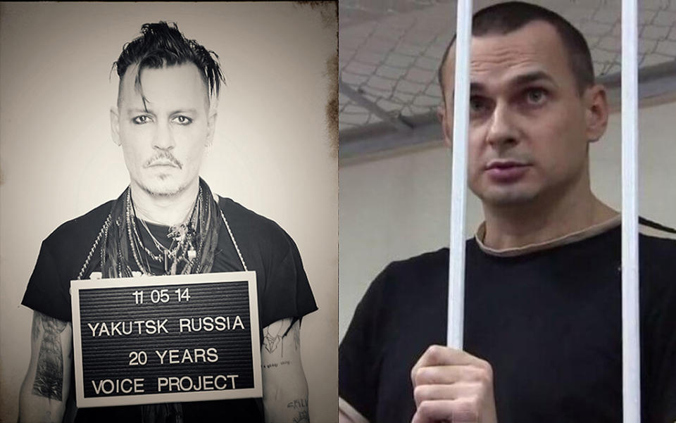 Johnny Depp & Oleg Sentsov