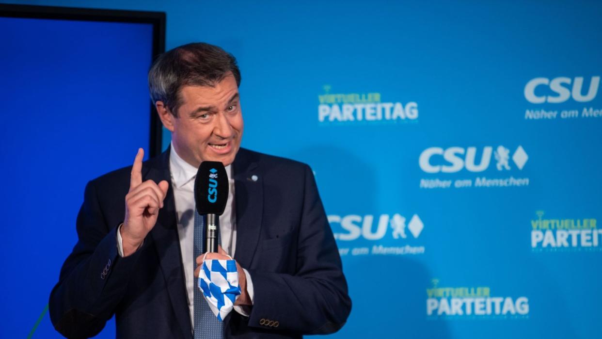 CSU-Chef Markus Söder warnt die EU-Kommission.