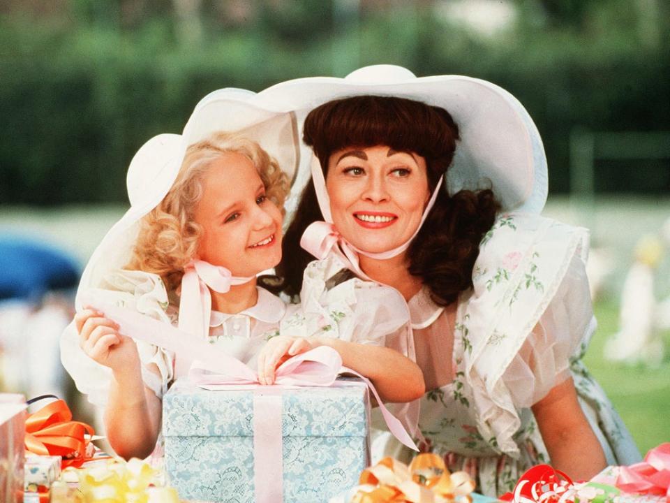 Dunaway as Joan Crawford (alongside Mara Hobel) in ‘Mommie Dearest' (Paramount/Kobal/Shutterstock)