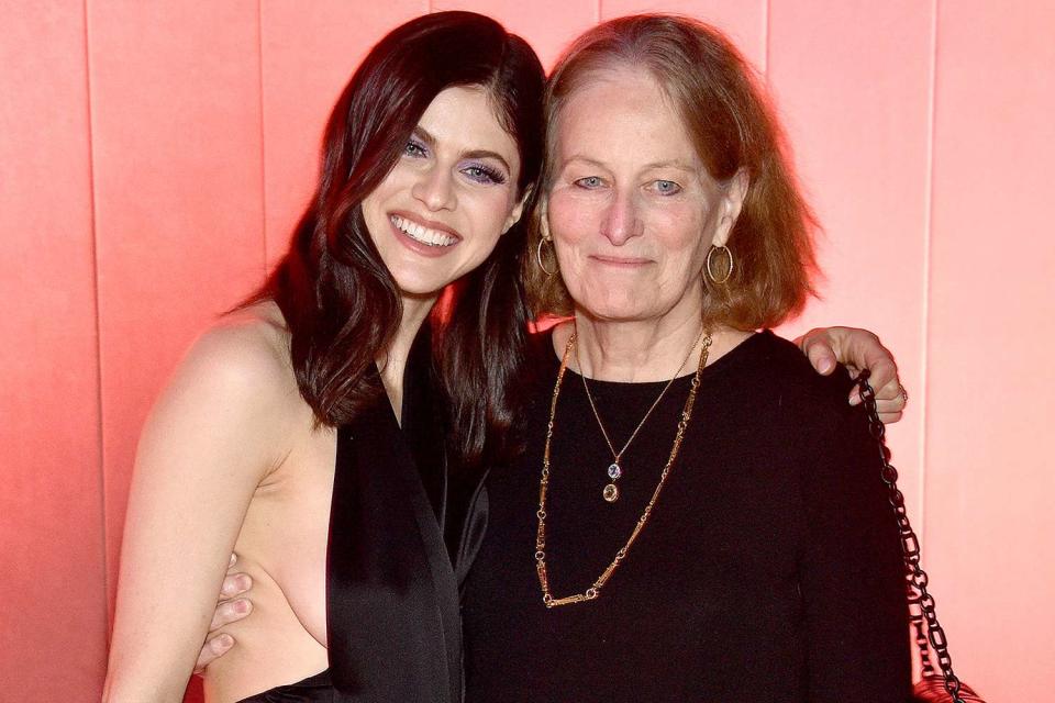 <p>Gregg DeGuire/Variety via Getty Images</p> Alexandra Daddario and Christina Titus at the Roger Vivier Holiday Dinner on December 6, 2023 in Pacific Palisades, California