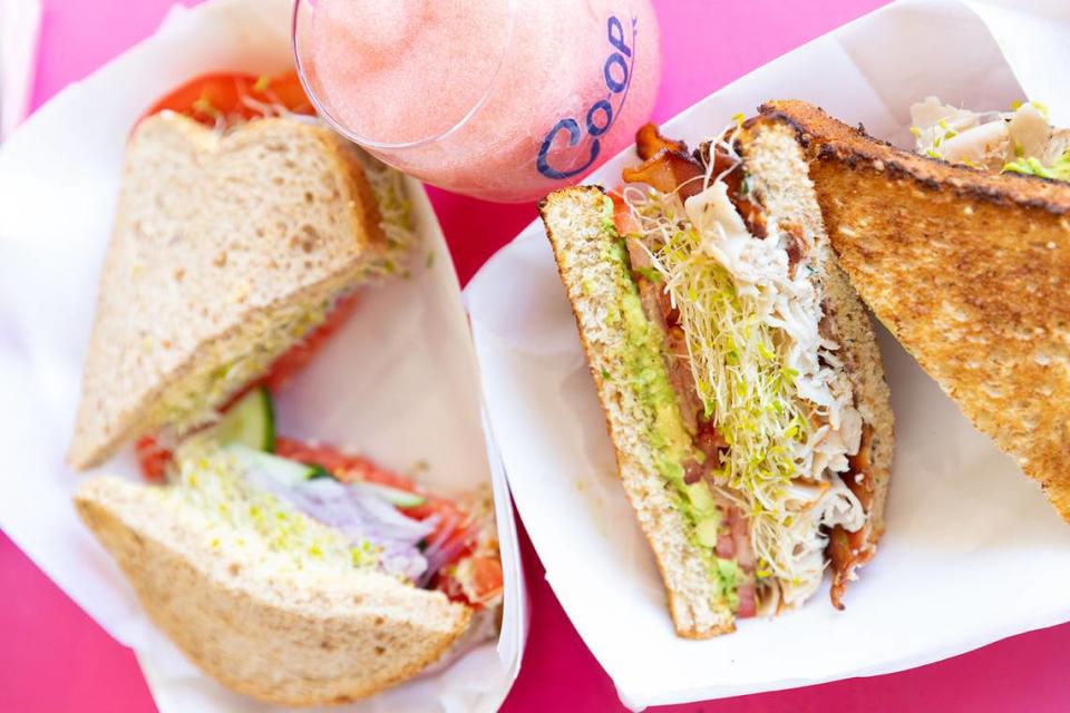 Co-Op Charlotte will serve the Charleston-based restaurant’s popular Cali Turkey Sandwich, made with turkey, bacon, avocado, sprouts, tomato and herb cream cheese on toasted wheat.