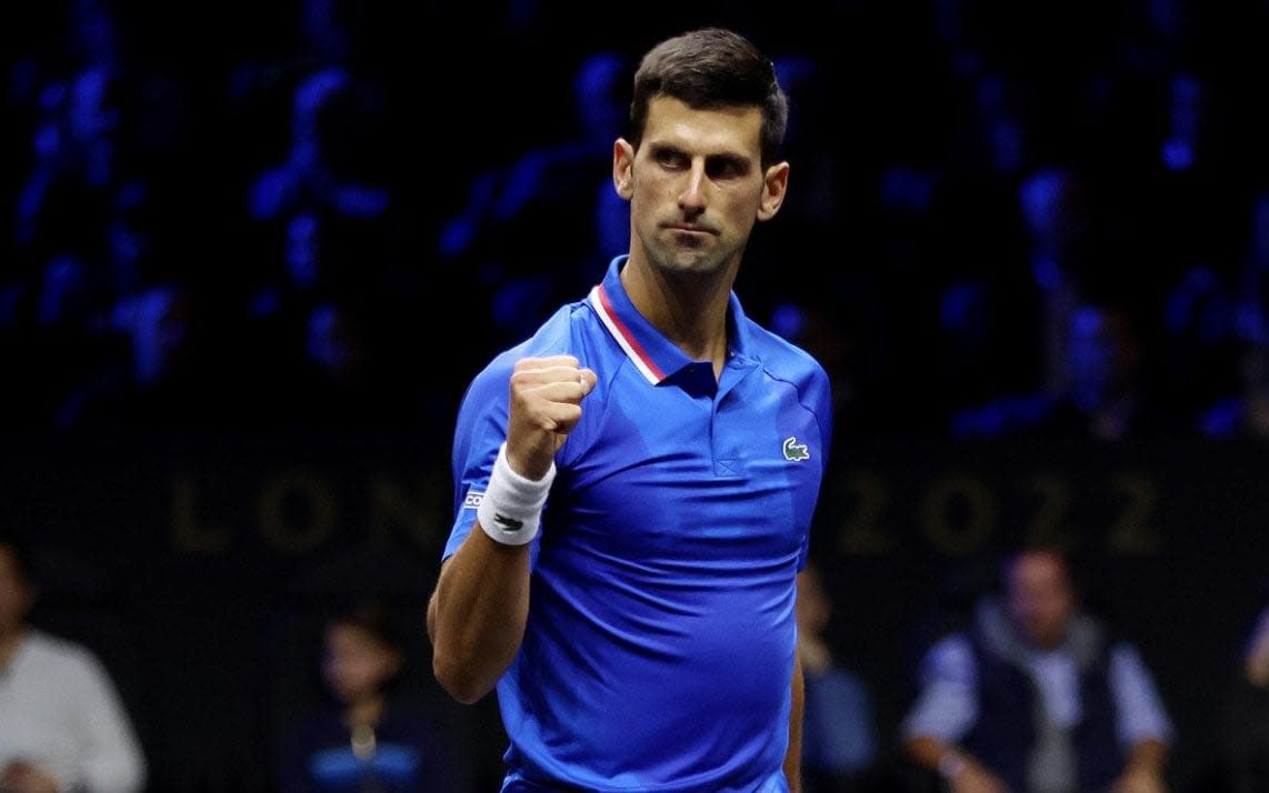 Novak Djokovic vs Frances Tiafoe live score Laver Cup 2022 latest  - GETTY IMAGES