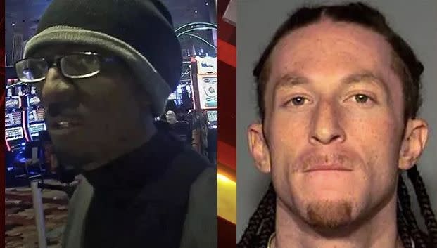 Cameron James Kennedy, 26, is accused of robbing a casino cage at the New York-New York casino in Las Vegas while wearing blackface. (Photo: Las Vegas Metropolitan Police Dept)