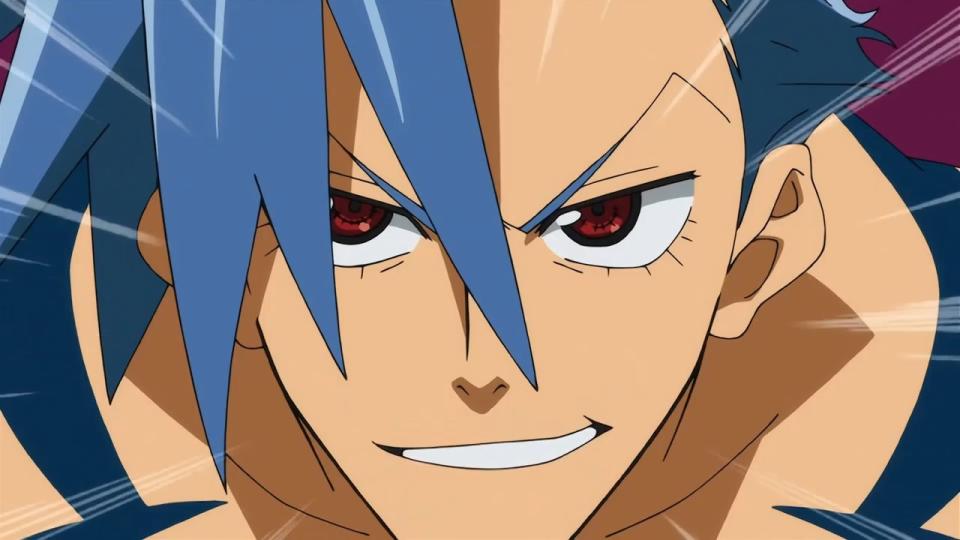 Close-up of Kamina in "Gurren Laggan"