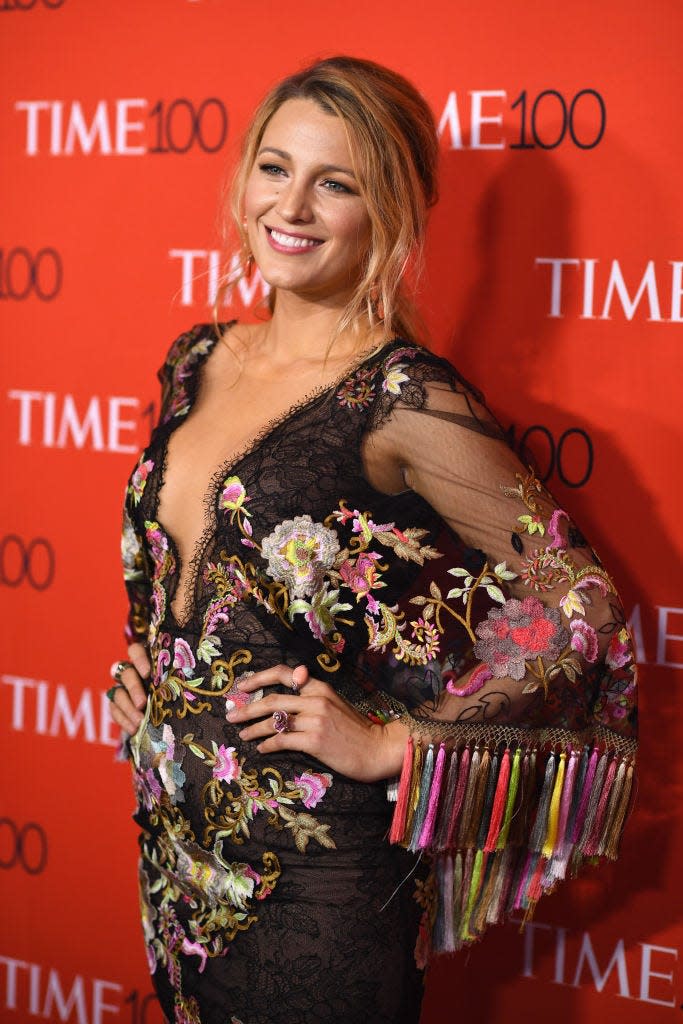 Actress Blake Lively, pictured here, is addressing a now-deleted Instagram post that poked fun at Princess Kate before the royal made a brief return to public life to address her cancer diagnosis in an announcement video Friday.