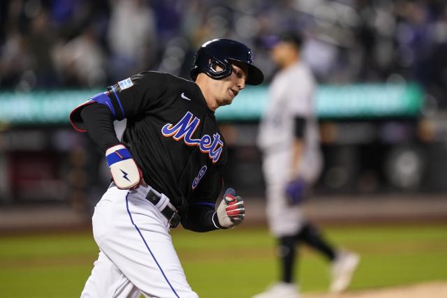 Brandon Nimmo makes diving catch in Mets' no-hitter