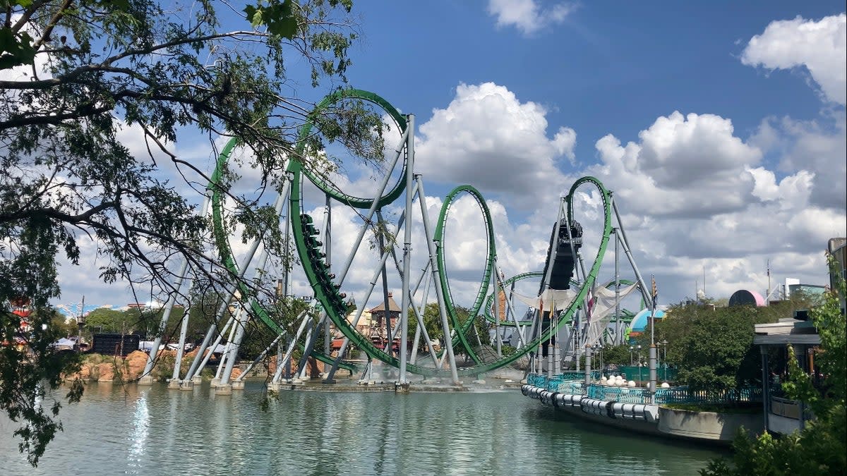 The Incredible Hulk Coaster in Universal Orlando Resort (Siobhan Grogan)