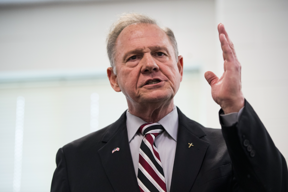 The controversial Roy Moore is running for Senate (Picture: Rex)