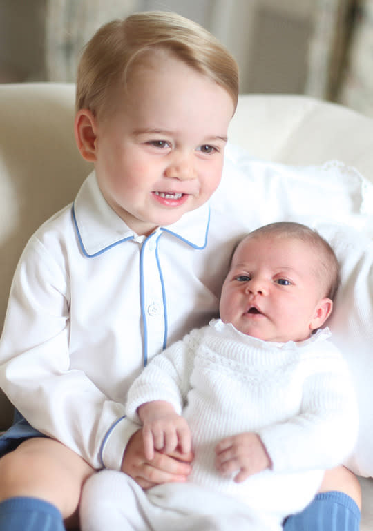 19. Princess Charlotte + Prince George: 