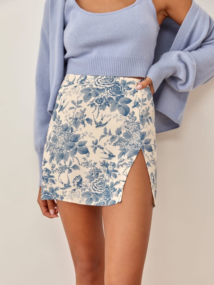 Margot Skirt. Image via Reformation.