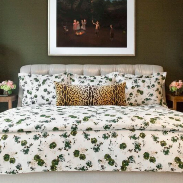 7) Bloomsbury Green Duvet