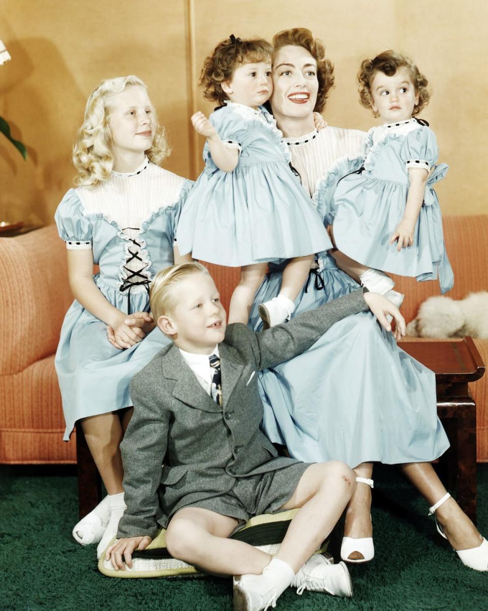 1949: A portrait of her four adopted children