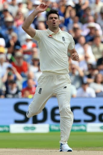 England's James Anderson has recovered from the injury that kept him out of the Ashes