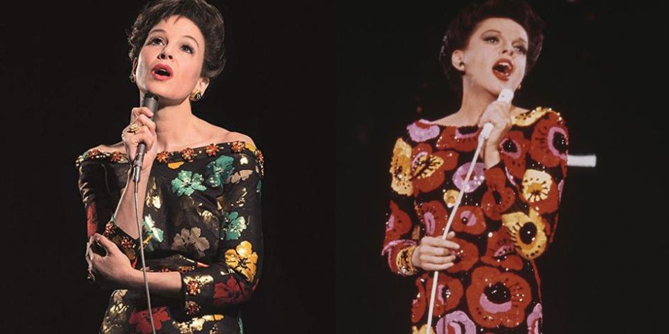 Renée Zellweger and Judy Garland