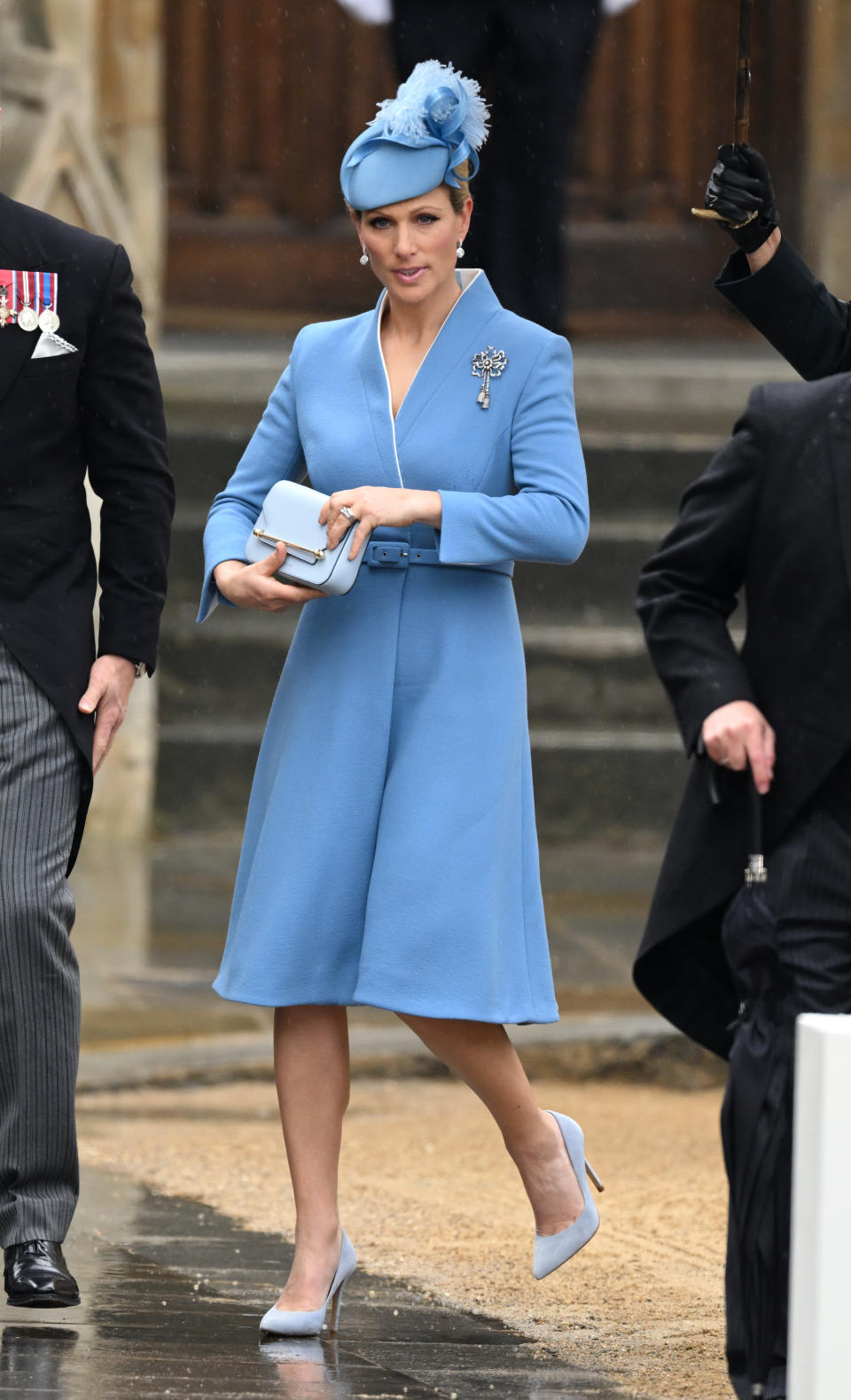 Zara Tindall at the Coronation of King Charles II