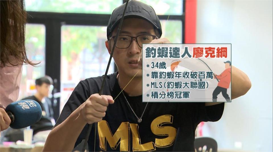 勇奪「MLS積分榜」冠軍！　　廖克綱參與釣蝦競賽年收百萬