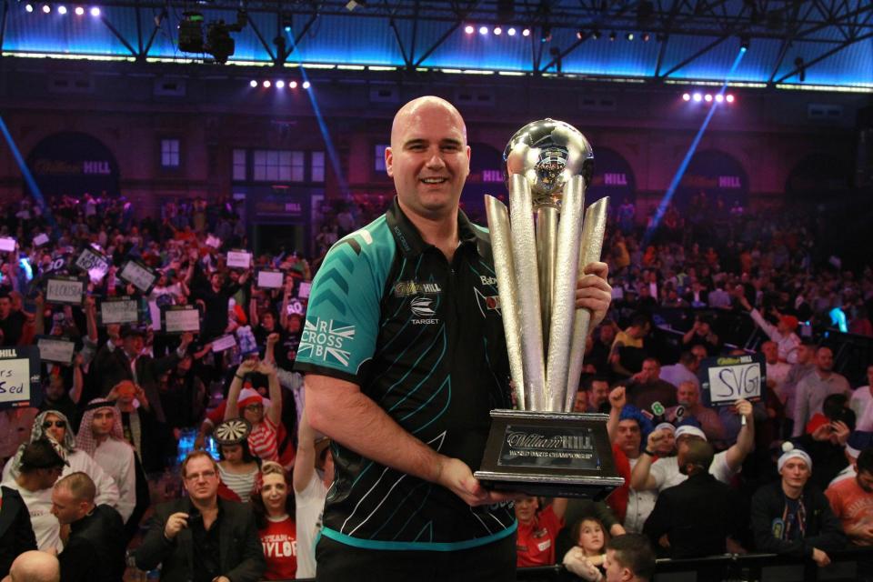 Rob Cross won the competition last year: EPA