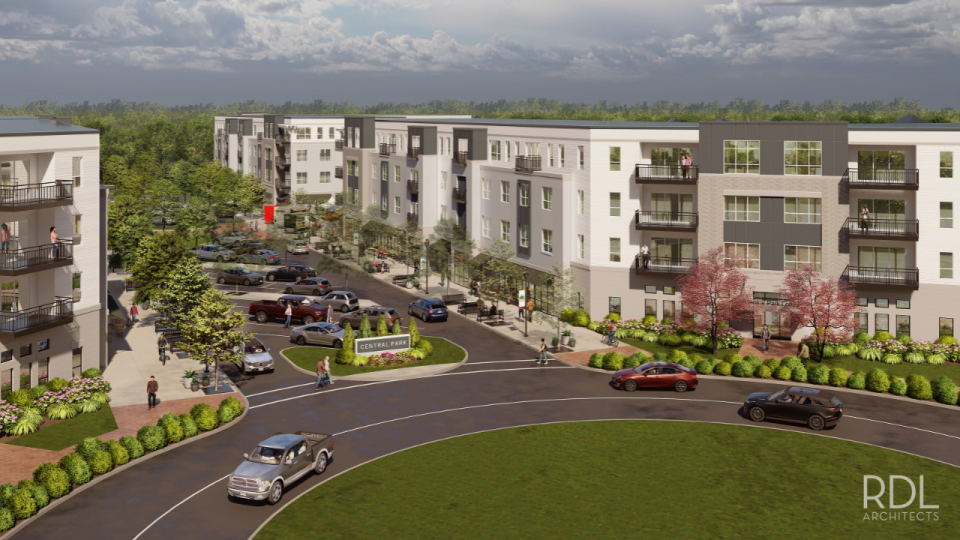 <em>Plans call for the sweeping development to be named “Central Park,” with phase one built on 48 acres near Indian Mound Mall. (Courtesy Photo/Wallick Communities) </em>