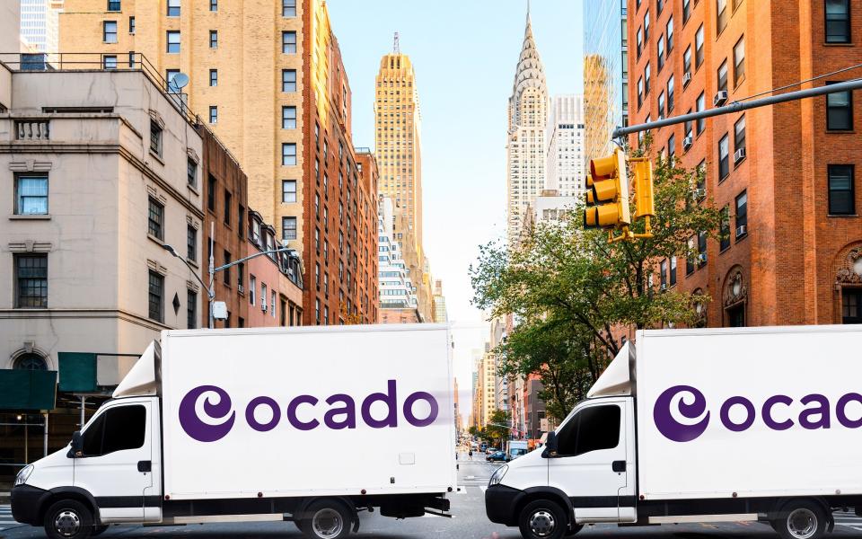 Ocado vans