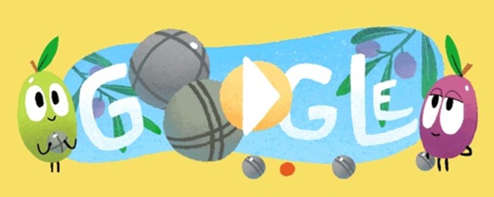 Today’s Google Doodle celebrates Pétanque - a game with its origins reaching as far back as the Ancient Greece (Google)