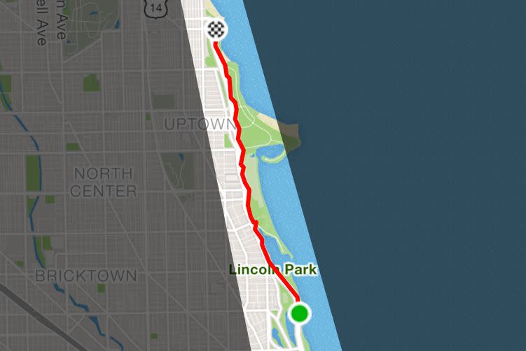 Chicago - Lakeshore Path - 3.89 mi