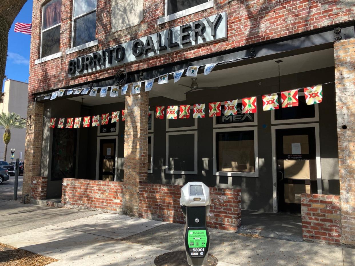 After 18 years, Burrito Gallery's original restaurant in downtown Jacksonville has closed.