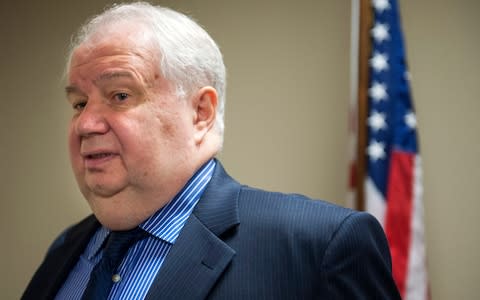  Sergey Kislyak - Credit: AP /Cliff Owen