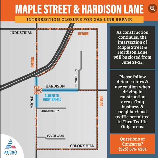 The details of the recent Maple Street closure.