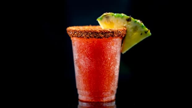 <p>Pineapple-Fresno Chile Michelada from Hollywood Lounge at Disney California Adventure Park</p><p>Disney</p>