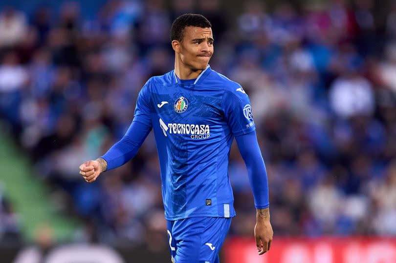 Mason Greenwood playing for Getafe