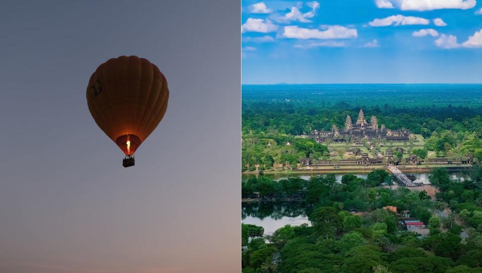 Anantara Angkor's new Ballooning Experience. (PHOTO: Anantara Resort)