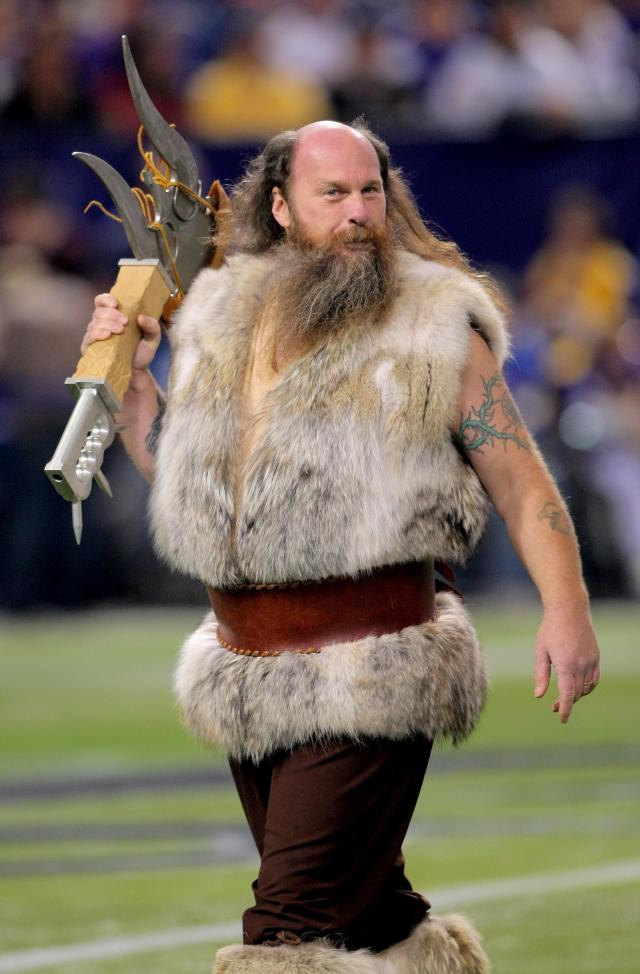 Former Minnesota Vikings mascot Ragnar