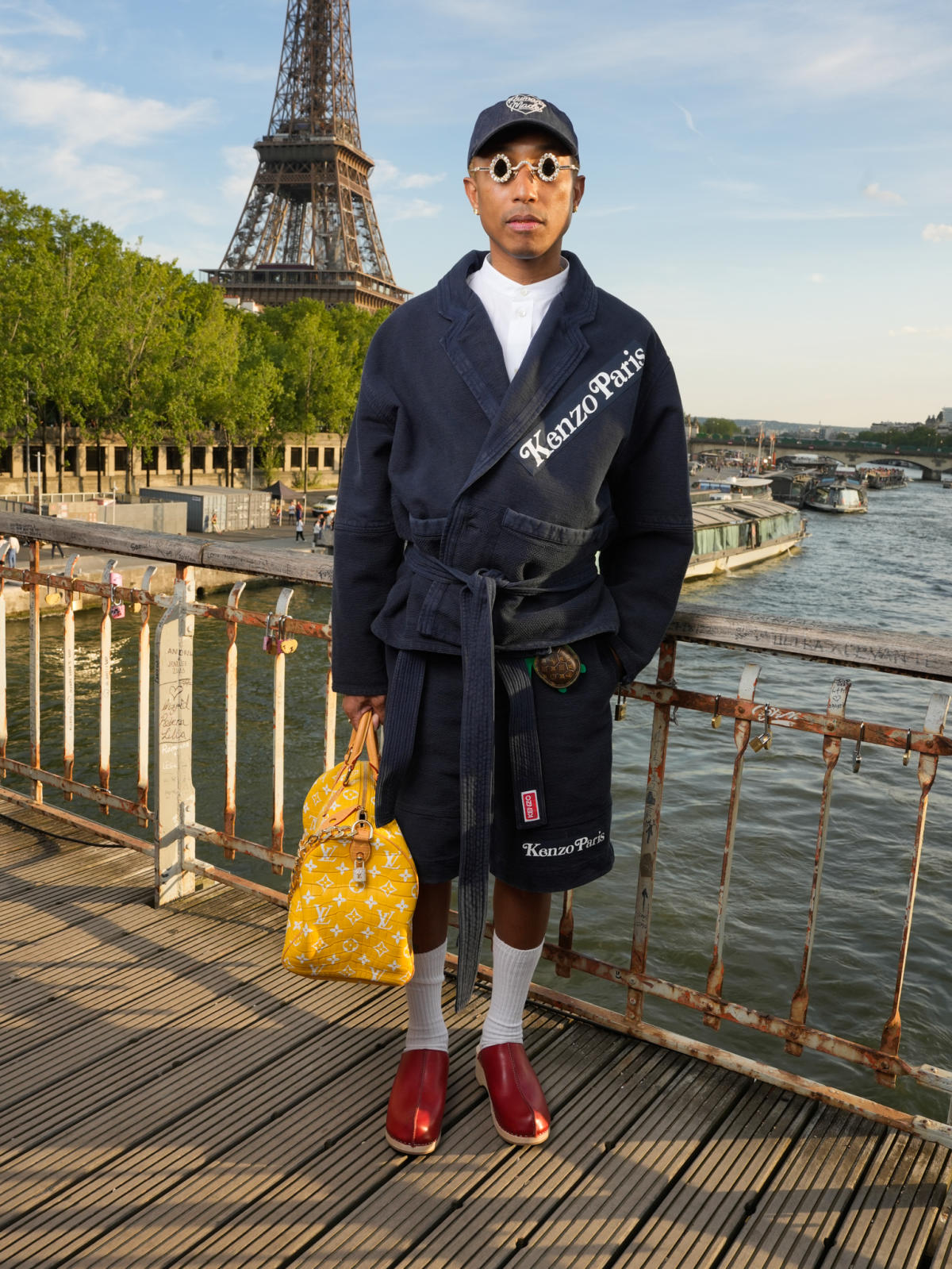 Pharrell, Vernon, Tyga Enjoy Golden Hour at Kenzo Show