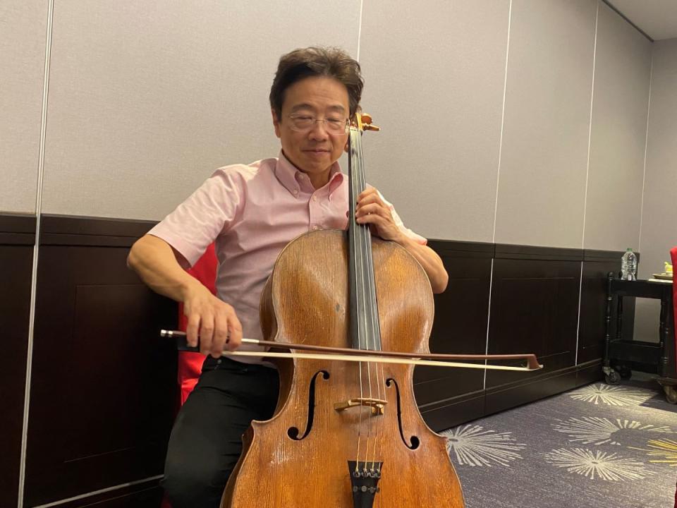 知名大提琴家張正傑將與高雄市青少年交響樂團共同演奏德弗扎克的《B小調大提琴協奏曲》。（圖：溫蘭魁攝）