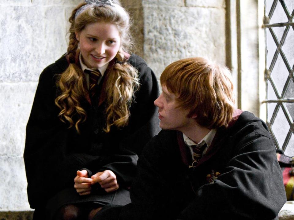 Lavender Brown Ron Weasley Harry Potter