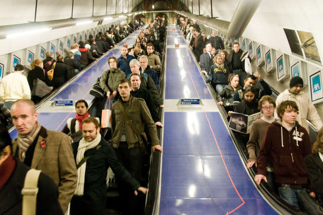 Tube delays reach five-year high