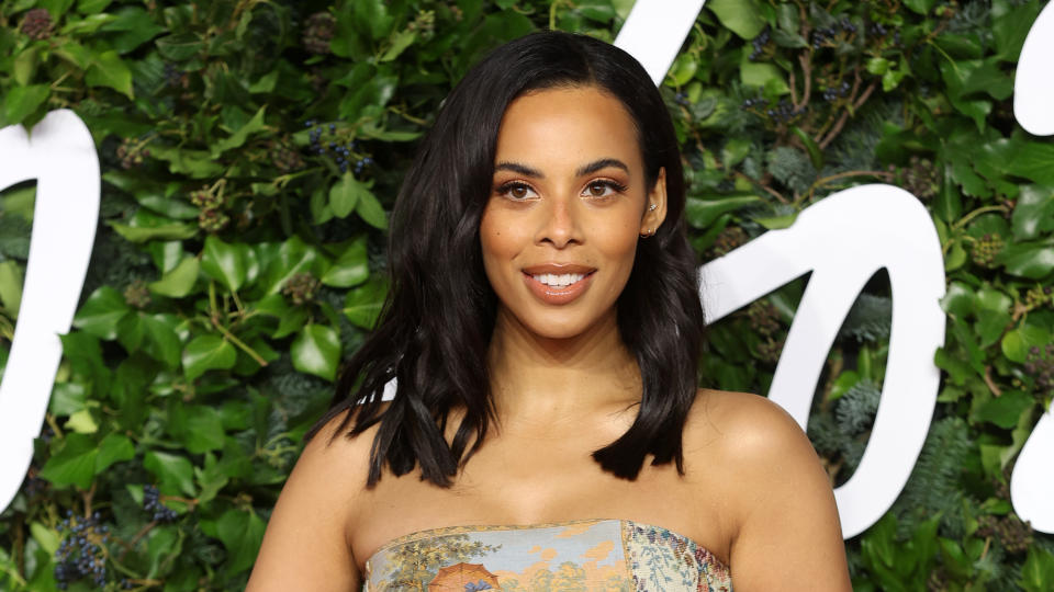 Rochelle Humes says she's at peace with not having a relationship with her father. (Mike Marsland/WireImage)