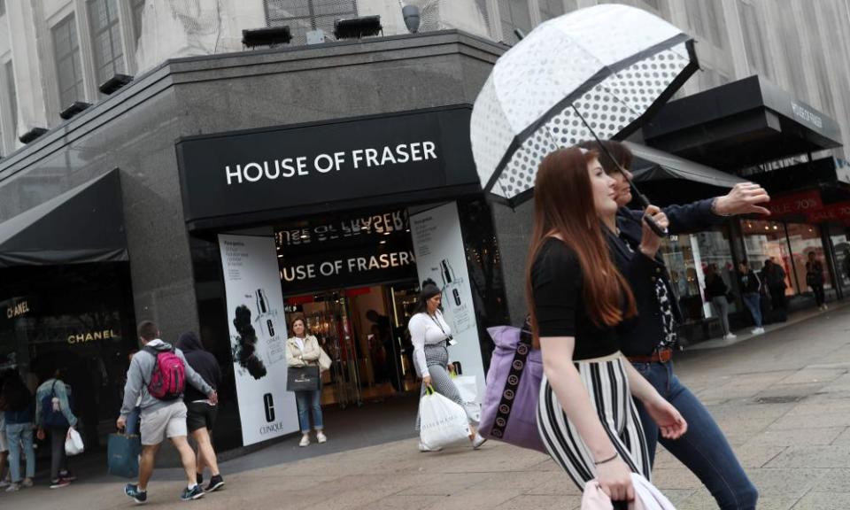 House of Fraser in central London.