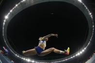 <p>Greek triple jumper "Voula" Papachristou never made it to the 2012 Olympics due to <a href="https://www.bbc.com/news/world-europe-18987678" rel="nofollow noopener" target="_blank" data-ylk="slk:a series of racist Tweets and demonstrated support for far-right organizations on the social media platform;elm:context_link;itc:0;sec:content-canvas" class="link ">a series of racist Tweets and demonstrated support for far-right organizations on the social media platform</a>. The Hellenic Olympic Committee ruled that the posts, which mocked African immigrants, should result in expulsion. </p>